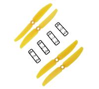 8 Pair 5030 Propeller Prop 5x3 CW CCW ABS Compatible With Quadcopter Models QAV250 C250 Universal Fit(yellow)
