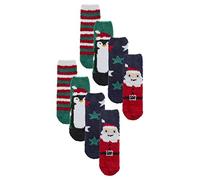 8 Pair Multipack Kids Fluffy Socks | Warm Cosy Christmas Socks for Boys & Girls (2-3 Years, Assorted)