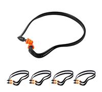 8 Pairs Banded Ear Plugs, Shooting Ear Plugs Silicone Hearing Bands Reusable EarPlugs for Hearing Protection, Noise Reduction, Work, Study, Construction, Sleeping, Concerts, Motor Sports Racing