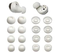 8 Pairs Earbud Tips for Sennheiser Momentum True Wireless 4 - Noise Isolating Replacement Ear Tips Momentum TWS 4 (XS/S/M/L), White
