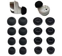 8 Pairs Earbud Tips for Sennheiser Momentum True Wireless 4 - Noise Isolating Replacement Ear Tips Momentum TWS 4 (XS/S/M/L), Black