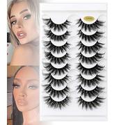 8 Pairs Fluffy(G880-G889)-Reusable-3D Effect,Russian Fake D Curl,Naturally Thick,G887