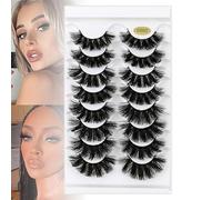 8 Pairs Fluffy(G880-G889)-Reusable-3D Effect,Russian Fake D Curl,Naturally Thick,G887