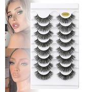 8 Pairs Fluffy(G880-G889)-Reusable-3D Effect,Russian Fake D Curl,Naturally Thick,G887