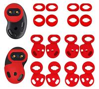 [ 8 Pairs ] Galaxy Buds Live Ear Tips Wing Tips, Non-Slip Anti-Slip Sound Leakproof Silicone Earbuds Replacement Cover Accessories Compatible with Samsung Galaxy Buds Live Red S/L