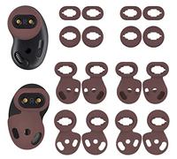 [ 8 Pairs ] Galaxy Buds Live Ear Tips Wing Tips, Non-Slip Anti-Slip Sound Leakproof Silicone Earbuds Replacement Cover Accessories Compatible with Samsung Galaxy Buds Live Mystic Brown S/L