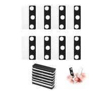 8 Pairs Magnetic Curtain Closures for Blackout Blinds, Window Blind Accessories with Strong Adhesive Magnets, Stainless Steel Clips for Securing Blackout Curtains and Window Treatments