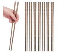 8 Pairs Reusable Cooking Chopsticks, 12 Inch Extra Long Chop Sticks for Magic Wand Making, Kitchen Cooking Frying Chopsticks for Noodles, Frying, Hot Pot, Cooking