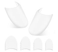 8 Pairs Shoe Tree Plastic, Crease Protectors Shoe Stretcher, Transparent Shoe Shaper, Four Sizes - Stretchers Maintain Shape Guards Fit for Men Women Adult Kids Shoes - Family Set