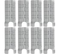 8" Pallet Collar Hinges for Raised Garden Bed Brackets 8 PCS - Heavy Duty Corner Connectors for Stackable Wooden Raised Flower Beds, Storage Boxes Corner Brackets with Removable Pin