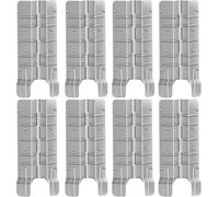 8" Pallet Collar Hinges Heavy Duty - Raised Garden Bed Corner Brackets 8 PCS, Galvanized Steel Stackable Garden Bed Connectors with Removable Pin for Planter Box, Compost Bin, Wooden Box