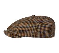 8 Panel Houndstooth Flat Cap by Lierys