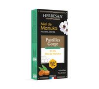 8 pastilles gorge 97,5% miel de Manuka arôme eucalyptus