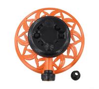 8 Pattern Lawn Sprinkler with Stable Heavy Duty Base for Flexible Water Distribution in Gardens and Lawns with Quick Hose Attachment (European style)