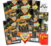 8 Pc Monster Jam Mini Party Favors Set - Bundle with 8 Play Packs with Mini Coloring Books, Stickers, and Goodie Bags | Monster Jam Birthday Party Supplies Decorations