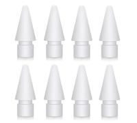 8 Pcak iPencil Tips Fit for Apple Pencil Stylus 2nd Gen iPad Pro Pencil 1st Gen & 2nd Gen,Precise Control,Wearproof,White