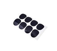 8 Pcs 0.55mm Thickness Black Rubber Clarinet Mouthpiece Pads Patches Cushions