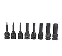 8 Pcs 1/2 Inch Drive Air Allen Hex Key Bit Set H5-H19