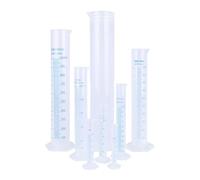 8 Pcs 10-2000ml Measuring Cylinder Set 2-Sided Marking Lab Cylinders Multifunctional Graduated Cylinder for Laboratory