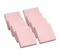 8 Pcs 2"x2" Pink Rubber Carving Blocks for Stamp Soft Rubber Crafts, Soft and Easy to Carve (Square)