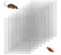 8 Pcs 304 Stainless Steel Wire Mesh Sheets, Metal Rodent Meshes, 20 Meshes Mouse Rat Proof Rodent Control Mesh Panels Sheets for Air Bricks Air Vents Covers Screen Netting(150 x 210 mm)