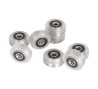 8 PCS 3D Printer CNC Clear Polycarbonate Wheel Plastic Pulley Linear Bearing Compatible with CR-10,CR-10S,S4,S5Ender/Ender 3 Pro,CR-10S Pro