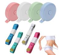 8 PCS 60inch/150cm Measuring Tape Measure Body,Retractable Tape Measure Sewing,Measuring Tape for Body Measurements,Tapes Measures Dual Sided for Length, Waist(Green & Blue & Pink & White)