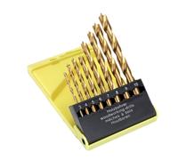 (8 Pcs) 7/8Pcs 3-10mm Round Shank Titanium Coated Countersink Drill Bit Set Replacement Three Point Carpentry Boring Tool Woodworking With Hexagon L-Wrench
