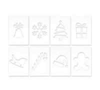 8 Pcs Accurate Reusable Holiday Router Jigs