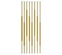 8 Pcs Adjustable Height Room Divider Slats, Metal Frame Privacy Screens, Floor-to-Ceiling Partition Separator, Space-Saving Fence for Home & Office
