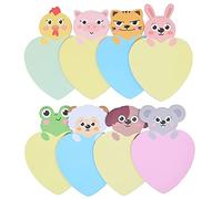 8 PCS Animal Sticky Notes Set Cute Novelty Sticky Notes Mini Memo Note Pad for School Office Memo Party Bags Filler Student Kids Gifts