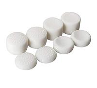 8 Pcs Anti-Slip Rubber Button Joystick Thumb Grip Stick Cap Cover Case Skid Heighten for Playstation 4 PS4 PS3 PS2 Xbox One Xbox 360 (White)