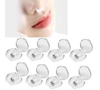 8 PCS Anti Snore Nose Clips Magnetic Anti Snoring Nose Clip Aids Magnetic Sleep Aid, Snore Stopper Clips for Snoring Restful Sleep at Night for Men and Women