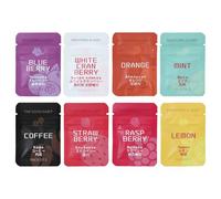 8 Pcs Anxiety Relief Breathing Necklace with Resistance & Flavoured Inner Filter Packs Natural Essential Oil Stress Aid Orange Raspberry Blueberry Coffee Lemon White Cranberry Strawberry Mint Flavors