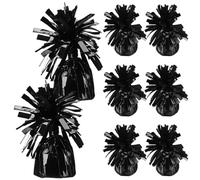 8 Pcs Balloon Weight Block Pet Black for Holiday Decorations | Versatile Placement, Shiny Foil Finish, Compact Unique Shape, Easy to Use, Suitable for Repeated Use