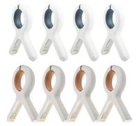 8 PCS Beach Towel Clips,Towel Clips for Sun Loungers Large Beach Towel Clips Plastic Towel Clips, for Sun Lounger Washing Line Laundry Pool Chairs Sunbeds, Beach, Garden, Pool