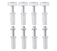 8 Pcs Bi-Fold Door Top Roller Guide Wheel and Top Pivot, Spring Loaded Bifold Closet Door Pivot Pin Folding Closet Repair Kit for Barn & Sliding & Cabinet Repair