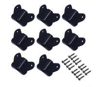 8 PCS Black Corners for Guitar AMP Cabinet Reliable Speaker Corner Protectors
