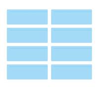 8 Pcs Blue Dyslexia Overlays, Guided Reading Strips, Colored Tracking Highlight Overlay Bookmarks, Teacher Supplies for Classroom Use, to Reduce Visual Stress