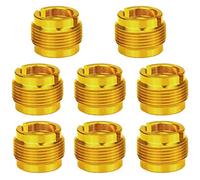 8 Pcs Boom Arm Adapter Screw Thread Adapter Mic Stand Screw Adapter 5/8" Male to 3/8" Female for Microphone Stand Shock Mount