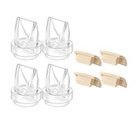 8 PCS Breast Pump Parts for eufy Include 4 Replacement Valves with 4 Spout Caps,Wearable Breast Pump Replacement Accessories Compatible with S1 Pro/S1/E10/E20,Breast Pumps Replacement Parts