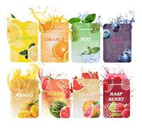 8 Pcs Breathing Necklace Core Refills, Flavoured Air Inhaler, Flavoured Inner Filter, 8 Different Flavors for Stress Relief, Relaxation, Focus