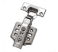 8 Pcs Cabinet Hinges, Mute Hydraulic Hinge Folding Soft Close Furniture Concealed Combination Warerobe Door 32Mm,Middle Bend(Straight Bend)