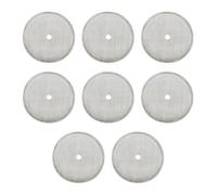 8 Pcs Cafetiere Filter Mesh - 4 Inch Stainless Steel Replacement Mesh Screen, Reusable Coffee Filter for 8 Cup/34 oz/1000 ml Coffee Tea Makers(Silver)