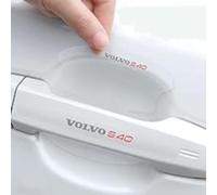 8 Pcs Car Door Handle Protector Stickers, for VOLVO S40 Auto Door Handle Protective Film Car Door Handle Scratch Protection Cover