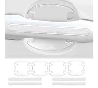 8 Pcs Car Door Handle Protectors, for Mazda CX-5 2024 2023 2022 2021-2017 Car Door Handle Protective Film, Anti-Scratch Paint Guard Stickers for Auto Side Handles,B