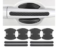 8 Pcs Car Door Handle Protectors, for Seat FR + Leon Ibiza Cupra Car Door Handle Protective Film, Anti-Scratch Paint Guard Stickers for Auto Side Handles,A