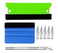 8 Pcs Car Vinyl Wrap Squeegee Smoothing Tools Efficient Application Vinyl Wrap Tool Kit Window Film Tools for Glass Film, Car Tint, Wallpaper Hanging