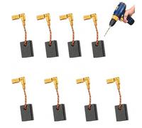 8 Pcs CB459/460 Carbon Brushes, High-Density Replacement Brushes Compatible with Angle Grinder GA4030/GA4031/GA5030, Electric Power Tools Motor Carbon Parts