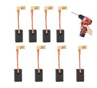 8 PCS CB459 Carbon Brushes Compatible with Ma-Kita Angle Grinder CB459 GA4530R GA4534 GA5030 JS1000 PJ7000 TM3000C Electric Power Tools Replacement High-Density Motor Carbon Brush